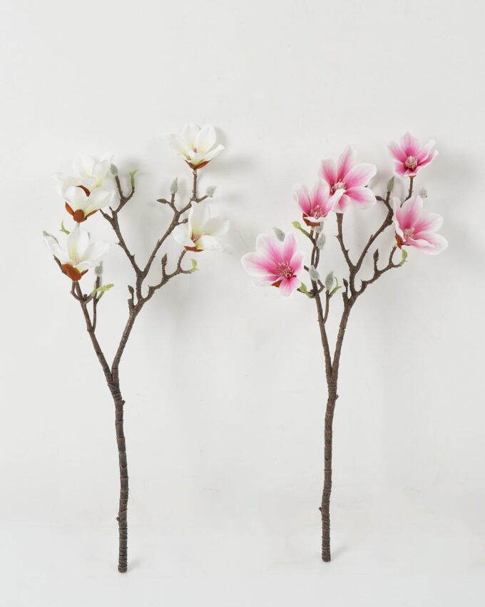 Artificial Flower 22*22*48cm Magnolia *2 single stem GS-66923015 Single Flowers YeahFlower is one of Chinese leading OEM manufacturers and exporters , supplying the silk flowers, wholesale artificial trees