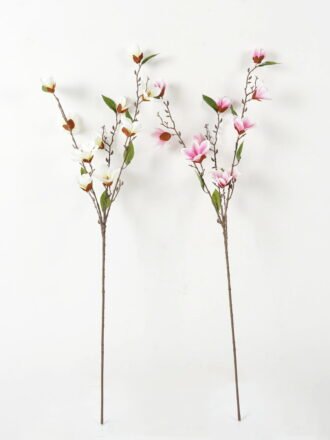 Artificial Flower 23*23*90cm Magnolia *4 single stem GS-66923014-W1 Single Flowers 3,000+ sqm showroom with thousands of artificial flowers, plants & trees ready for global sourcing.