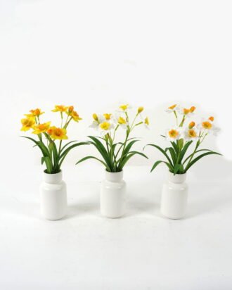 Artificial Flower 27*20*36cm Narcissus in ceramic pot GS-16823023 Potted Flowers&Plants YeahFlower is one of Chinese leading OEM manufacturers and exporters , supplying the silk flowers, wholesale artificial trees