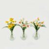 Artificial Flower 25*17*33cm Narcissus in glass ware GS-16823032 Potted Flowers&Plants YeahFlower is one of Chinese leading OEM manufacturers and exporters , supplying the silk flowers, wholesale artificial trees