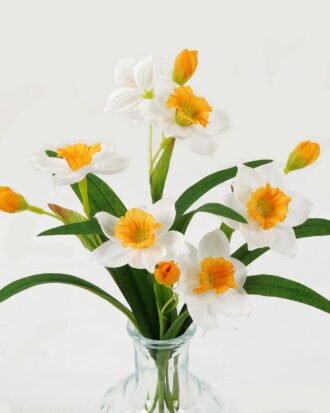 Artificial Flower 25*17*33cm Narcissus in glass ware GS-16823032 Potted Flowers&Plants YeahFlower is one of Chinese leading OEM manufacturers and exporters , supplying the silk flowers, wholesale artificial trees