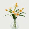 Artificial Flower 25*17*33cm Narcissus in glass ware GS-16823032 Potted Flowers&Plants YeahFlower is one of Chinese leading OEM manufacturers and exporters , supplying the silk flowers, wholesale artificial trees