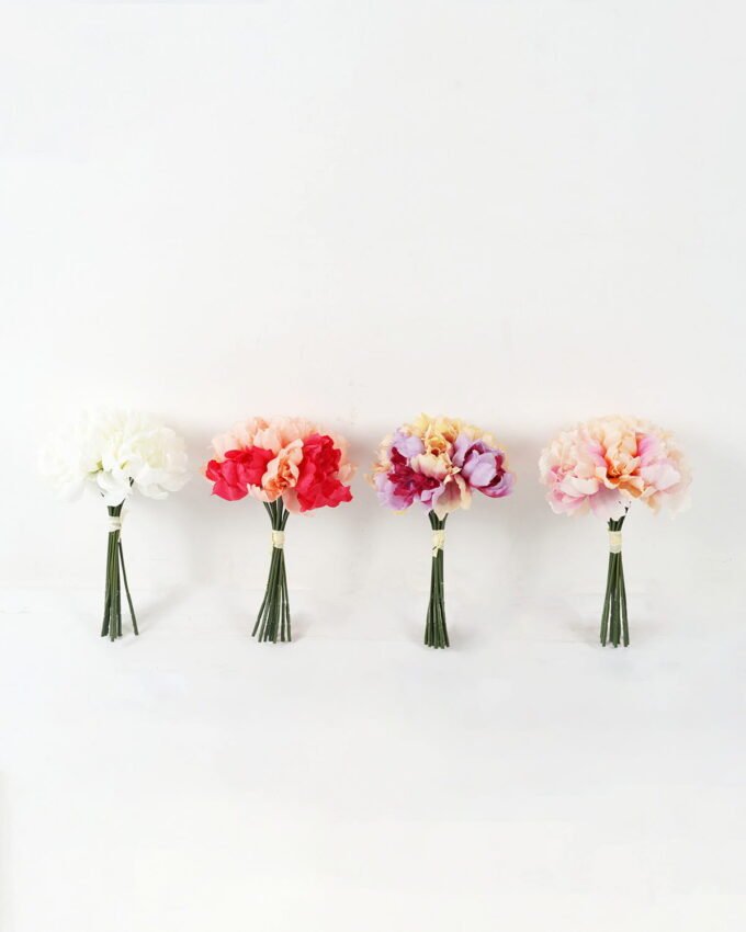 Artificial Flower 22*22*29cm Peony *12 bundle GS-06923002KIK Bouquet YeahFlower is one of Chinese leading OEM manufacturers and exporters , supplying the silk flowers, wholesale artificial trees
