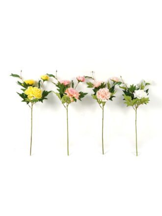 Artificial Flower 19*19*60cm Peony *3 single stem GS-16823016-P2 Single Flowers 3,000+ sqm showroom with thousands of artificial flowers, plants & trees ready for global sourcing.