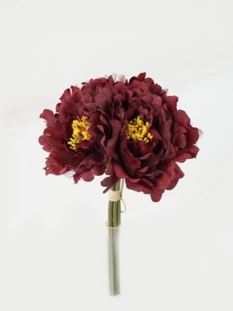 Artificial Flower 18*18*18cm Peony *5 bundle GS-58823008-W1 Bouquet 3,000+ sqm showroom with thousands of artificial flowers, plants & trees ready for global sourcing.