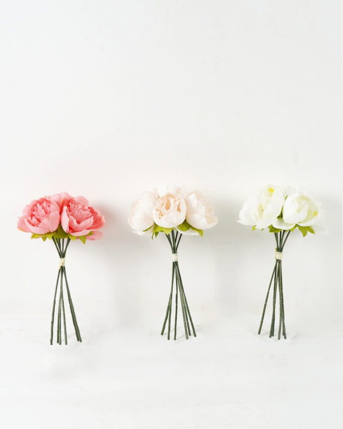 Artificial Flower 20*20*32cm Peony *6 bundle GS-06923001KIK Bouquet YeahFlower is one of Chinese leading OEM manufacturers and exporters , supplying the silk flowers, wholesale artificial trees