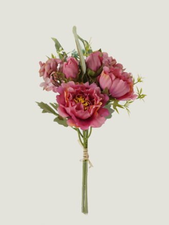 Artificial Flower 20*20*35cm Peony hydrangea *3 bundle GS-58823026-W1 Bouquet 3,000+ sqm showroom with thousands of artificial flowers, plants & trees ready for global sourcing.