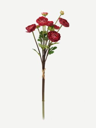 Artificial Flower 20*20*69cm Persian buttercup *3 bundle(Burn the side) GS-128J23012-O1 Bouquet 3,000+ sqm showroom with thousands of artificial flowers, plants & trees ready for global sourcing.
