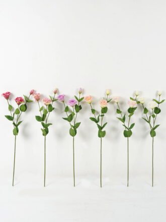 Artificial Flower 15*15*43cm Rose moist real touch single stem GS-46123002-R1 Single Flowers 3,000+ sqm showroom with thousands of artificial flowers, plants & trees ready for global sourcing.
