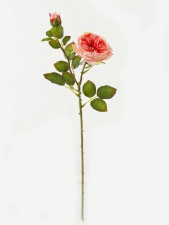 Artificial Flower 18*18*66cm Rose *2 single stem GS-128J23003 Single Flowers 3,000+ sqm showroom with thousands of artificial flowers, plants & trees ready for global sourcing.