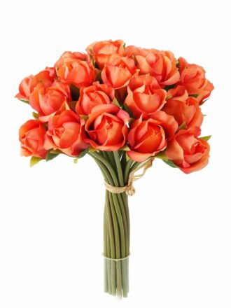 Artificial Flower 19*19*24cm Rose *20 bundle GS-128J23009 Bouquet 3,000+ sqm showroom with thousands of artificial flowers, plants & trees ready for global sourcing.