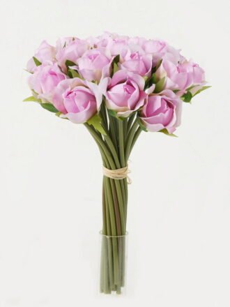 Artificial Flower 19*19*24cm Rose *20 bundle GS-128J23009-O1 Bouquet 3,000+ sqm showroom with thousands of artificial flowers, plants & trees ready for global sourcing.