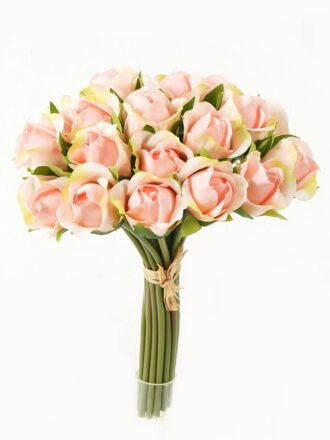 Artificial Flower 19*19*24cm Rose *20 bundle GS-128J23009-W1 Bouquet 3,000+ sqm showroom with thousands of artificial flowers, plants & trees ready for global sourcing.
