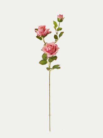 Artificial Flower 21*21*81cm Rose *3 single stem GS-128J23008 Single Flowers 3,000+ sqm showroom with thousands of artificial flowers, plants & trees ready for global sourcing.