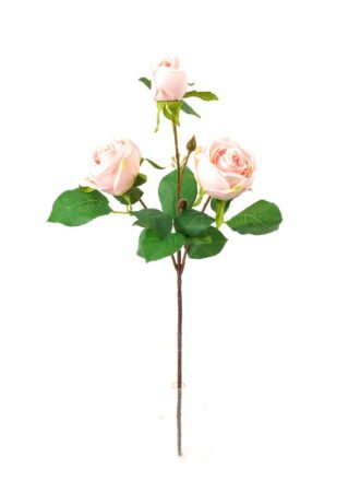 Artificial Flower 22*22*62cm Rose *3 single stem GS-27923004 Single Flowers 3,000+ sqm showroom with thousands of artificial flowers, plants & trees ready for global sourcing.