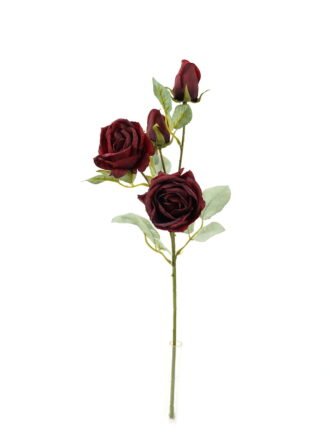 Artificial Flower 17*17*54cm Rose *4 single stem GS-58823011-P2 Single Flowers 3,000+ sqm showroom with thousands of artificial flowers, plants & trees ready for global sourcing.