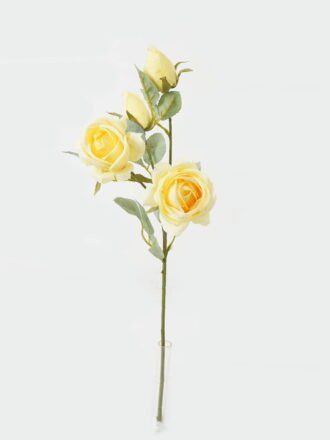 Artificial Flower 17*17*54cm Rose *4 single stem GS-58823011-R1 Single Flowers 3,000+ sqm showroom with thousands of artificial flowers, plants & trees ready for global sourcing.