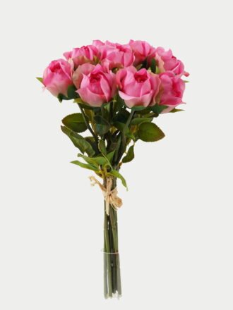 Artificial Flower 16*16*32cm Rose *5 bundle GS-128J23007 Bouquet 3,000+ sqm showroom with thousands of artificial flowers, plants & trees ready for global sourcing.