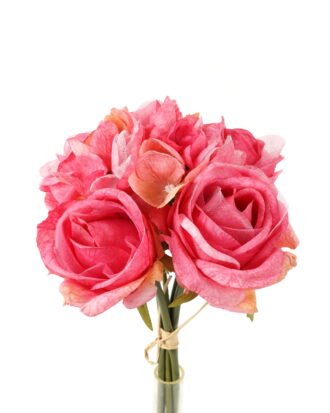 Artificial Flower 18*18*29cm Rose *5 bundle GS-58823010 Bouquet YeahFlower is one of Chinese leading OEM manufacturers and exporters , supplying the silk flowers, wholesale artificial trees
