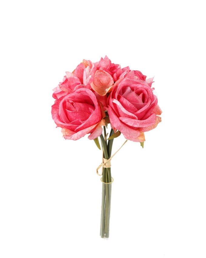 Artificial Flower 18*18*29cm Rose *5 bundle GS-58823010 Bouquet YeahFlower is one of Chinese leading OEM manufacturers and exporters , supplying the silk flowers, wholesale artificial trees