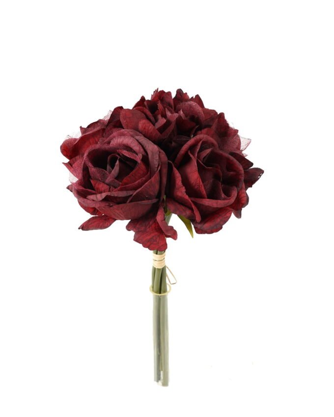 Artificial Flower 18*18*29cm Rose *5 bundle GS-58823010 Bouquet YeahFlower is one of Chinese leading OEM manufacturers and exporters , supplying the silk flowers, wholesale artificial trees