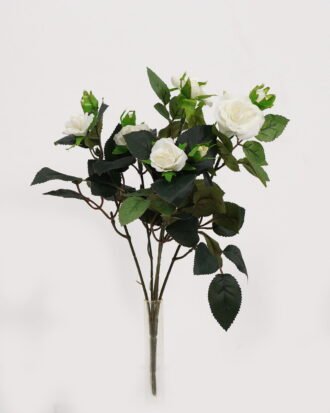 Artificial Flower 22*22*33cm Rose *5 bush GS-69323004-W1 Flowers Bush YeahFlower is one of Chinese leading OEM manufacturers and exporters , supplying the silk flowers, wholesale artificial trees