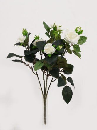 Artificial Flower 24*45cm  Hydrangea *5 bush GS-48223001KIK-W1 Flowers Bush 3,000+ sqm showroom with thousands of artificial flowers, plants & trees ready for global sourcing.