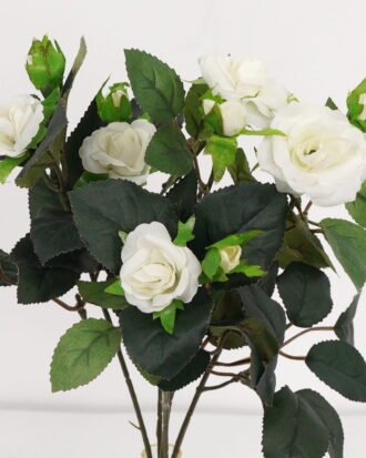Artificial Flower 22*22*33cm Rose *5 bush GS-69323004-W1 Flowers Bush YeahFlower is one of Chinese leading OEM manufacturers and exporters , supplying the silk flowers, wholesale artificial trees