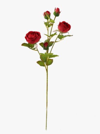 Artificial Flower 22*22*69cm Rose *5 single stem GS-128J23006-W1 Single Flowers 3,000+ sqm showroom with thousands of artificial flowers, plants & trees ready for global sourcing.