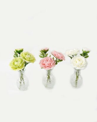 Artificial Flower 17*16*25cm Rose in glass ware GS-16823033 Potted Flowers&Plants YeahFlower is one of Chinese leading OEM manufacturers and exporters , supplying the silk flowers, wholesale artificial trees