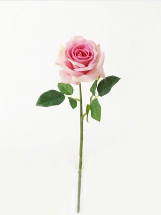 Artificial Flower 16*16*43cm Rose moist real touch single stem GS-46123006-C1 Single Flowers 3,000+ sqm showroom with thousands of artificial flowers, plants & trees ready for global sourcing.