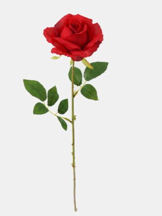 Artificial Flower 10*51cm Rose single stem GS-128J23001KIK-W1 Single Flowers 3,000+ sqm showroom with thousands of artificial flowers, plants & trees ready for global sourcing.