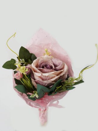 Artificial Flower 17*25CM Rose?with?paper?wrapped GS-59220012-W1 Bouquet 3,000+ sqm showroom with thousands of artificial flowers, plants & trees ready for global sourcing.