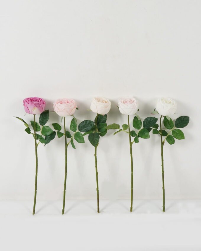 Artificial Flower 18*18*42cm Tea rose moist real touch single stem GS-46123005 Single Flowers YeahFlower is one of Chinese leading OEM manufacturers and exporters , supplying the silk flowers, wholesale artificial trees