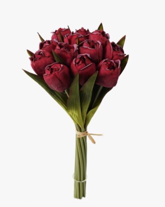Artificial Flower 18*18*34cm Tulipa *12 bundle(Burn the side) GS-12823003-R1 Bouquet YeahFlower is one of Chinese leading OEM manufacturers and exporters , supplying the silk flowers, wholesale artificial trees