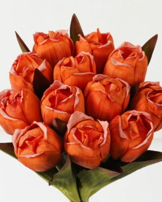 Artificial Flower 18*18*34cm Tulipa *12 bundle(Burn the side) GS-12823003 Bouquet YeahFlower is one of Chinese leading OEM manufacturers and exporters , supplying the silk flowers, wholesale artificial trees