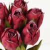 Artificial Flower 15*15*41cm Tulipa *7 bundle(Burn the side) GS-12823004-R1 Bouquet YeahFlower is one of Chinese leading OEM manufacturers and exporters , supplying the silk flowers, wholesale artificial trees