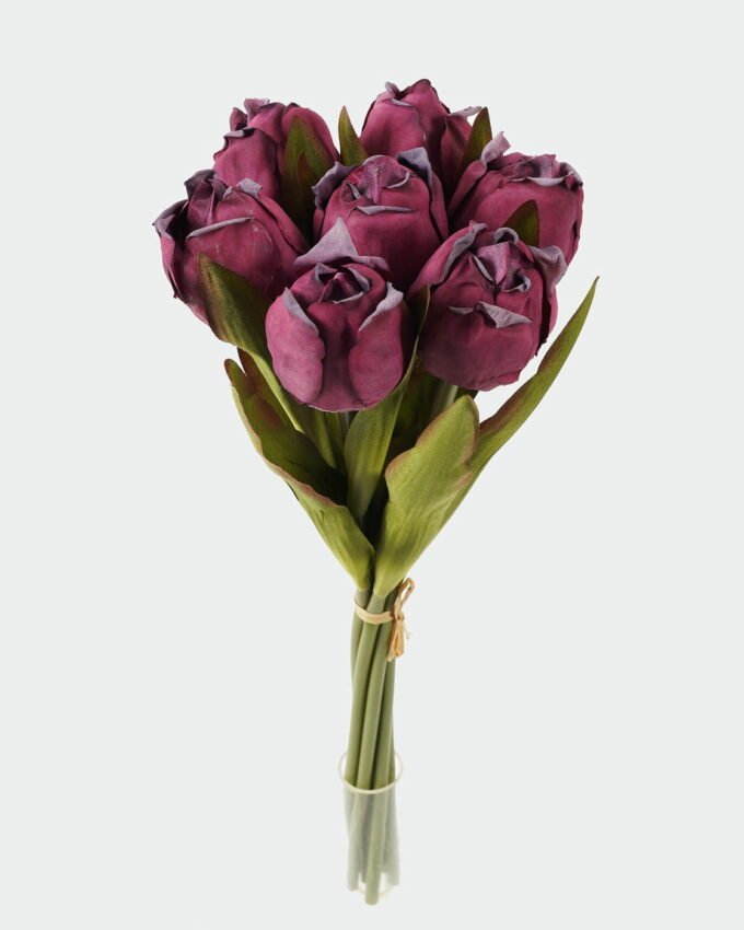 Artificial Flower 15*15*41cm Tulipa *7 bundle(Burn the side) GS-12823004-R1 Bouquet YeahFlower is one of Chinese leading OEM manufacturers and exporters , supplying the silk flowers, wholesale artificial trees