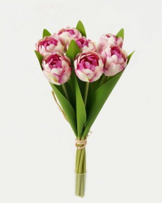 Artificial Flower 16*16*40cm Tulipa *7 bundle GS-128J23013-P2 Bouquet YeahFlower is one of Chinese leading OEM manufacturers and exporters , supplying the silk flowers, wholesale artificial trees
