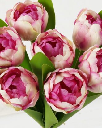 Artificial Flower 16*16*40cm Tulipa *7 bundle GS-128J23013-P2 Bouquet YeahFlower is one of Chinese leading OEM manufacturers and exporters , supplying the silk flowers, wholesale artificial trees
