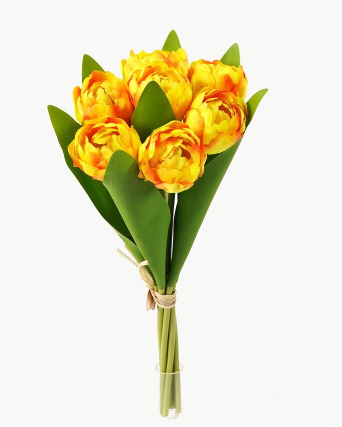Artificial Flower 16*16*40cm Tulipa *7 bundle GS-128J23013 Bouquet YeahFlower is one of Chinese leading OEM manufacturers and exporters , supplying the silk flowers, wholesale artificial trees