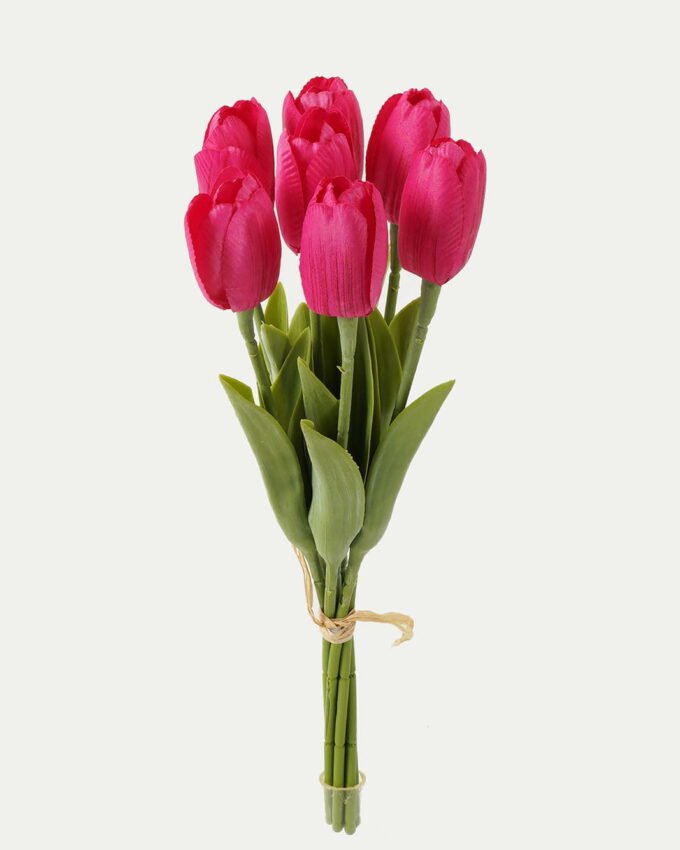 Artificial Flower 12*12*32cm Tulipa *7 bundle GS-128J23015-R1 Bouquet YeahFlower is one of Chinese leading OEM manufacturers and exporters , supplying the silk flowers, wholesale artificial trees