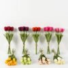 Artificial Flower 12*12*32cm Tulipa *7 bundle GS-128J23015 Bouquet YeahFlower is one of Chinese leading OEM manufacturers and exporters , supplying the silk flowers, wholesale artificial trees