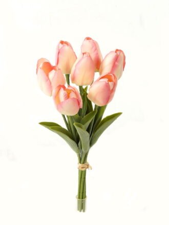 Artificial Flower 14*14*33cm Tulipa *7 bundle GS-128J23016 Bouquet 3,000+ sqm showroom with thousands of artificial flowers, plants & trees ready for global sourcing.