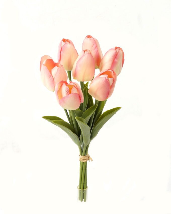 Artificial Flower 14*14*33cm Tulipa *7 bundle GS-128J23016-P2 Bouquet YeahFlower is one of Chinese leading OEM manufacturers and exporters , supplying the silk flowers, wholesale artificial trees