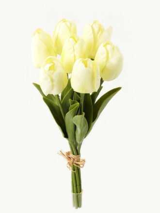 Artificial Flower 14*14*33cm Tulipa *7 bundle GS-128J23016-P2 Bouquet 3,000+ sqm showroom with thousands of artificial flowers, plants & trees ready for global sourcing.