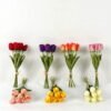 Artificial Flower 14*14*33cm Tulipa *7 bundle GS-128J23016 Bouquet YeahFlower is one of Chinese leading OEM manufacturers and exporters , supplying the silk flowers, wholesale artificial trees