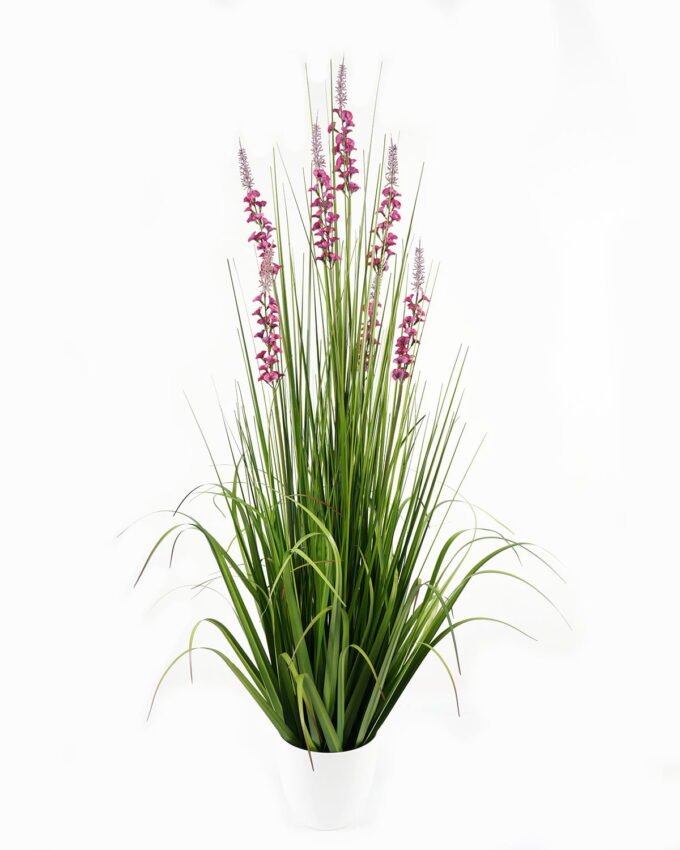 Artificial Grass 70*70*130cm Bellflower grass *7 in PP pot GS-29423002 Grass&PLANT YeahFlower is one of Chinese leading OEM manufacturers and exporters , supplying the silk flowers, wholesale artificial trees