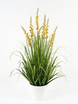 Artificial Grass 65*65*92cm Bellflower grass *5 in PP pot GS-29423005 Grass&PLANT 3,000+ sqm showroom with thousands of artificial flowers, plants & trees ready for global sourcing.