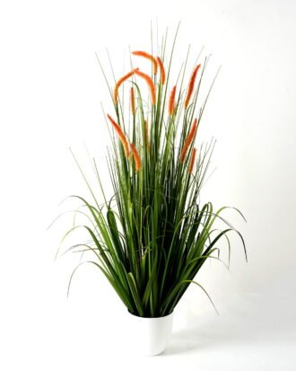 Artificial Grass 70*70*118cm Green bristlegrass *14 in PP pot GS-29423023-O1 Grass&PLANT YeahFlower is one of Chinese leading OEM manufacturers and exporters , supplying the silk flowers, wholesale artificial trees